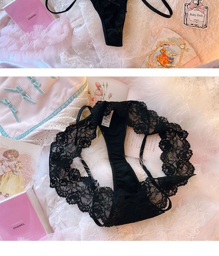 LONGNIGHT - Kanten panty met uitsparingen