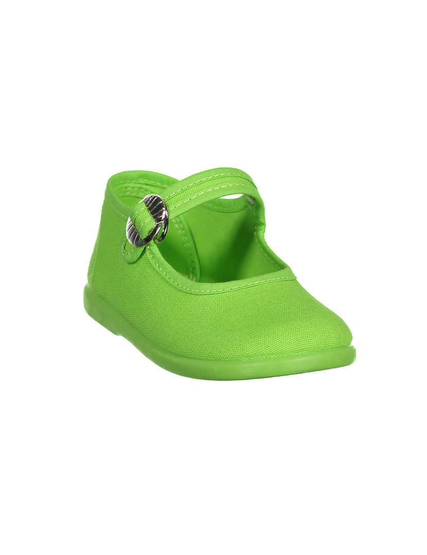 Pistachio Canvas Ballet Flats