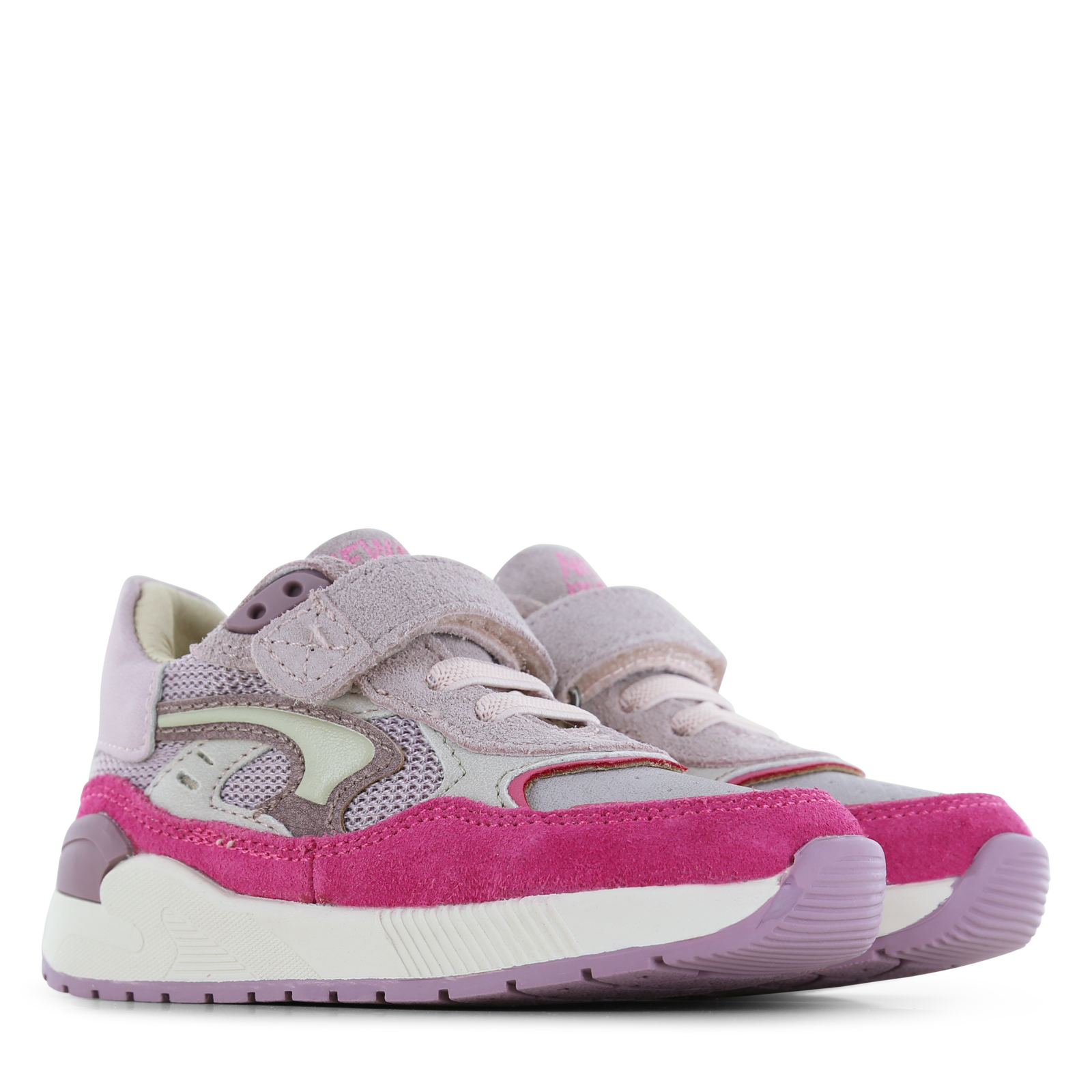 Shoesme roze sneaker Mesh, Microfiber nubuck, Suède | Sale
