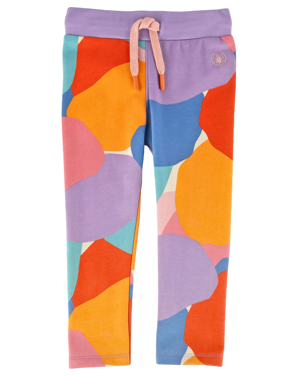 Sweathose M - SKATING FLAMINGO PATTERN in bunt