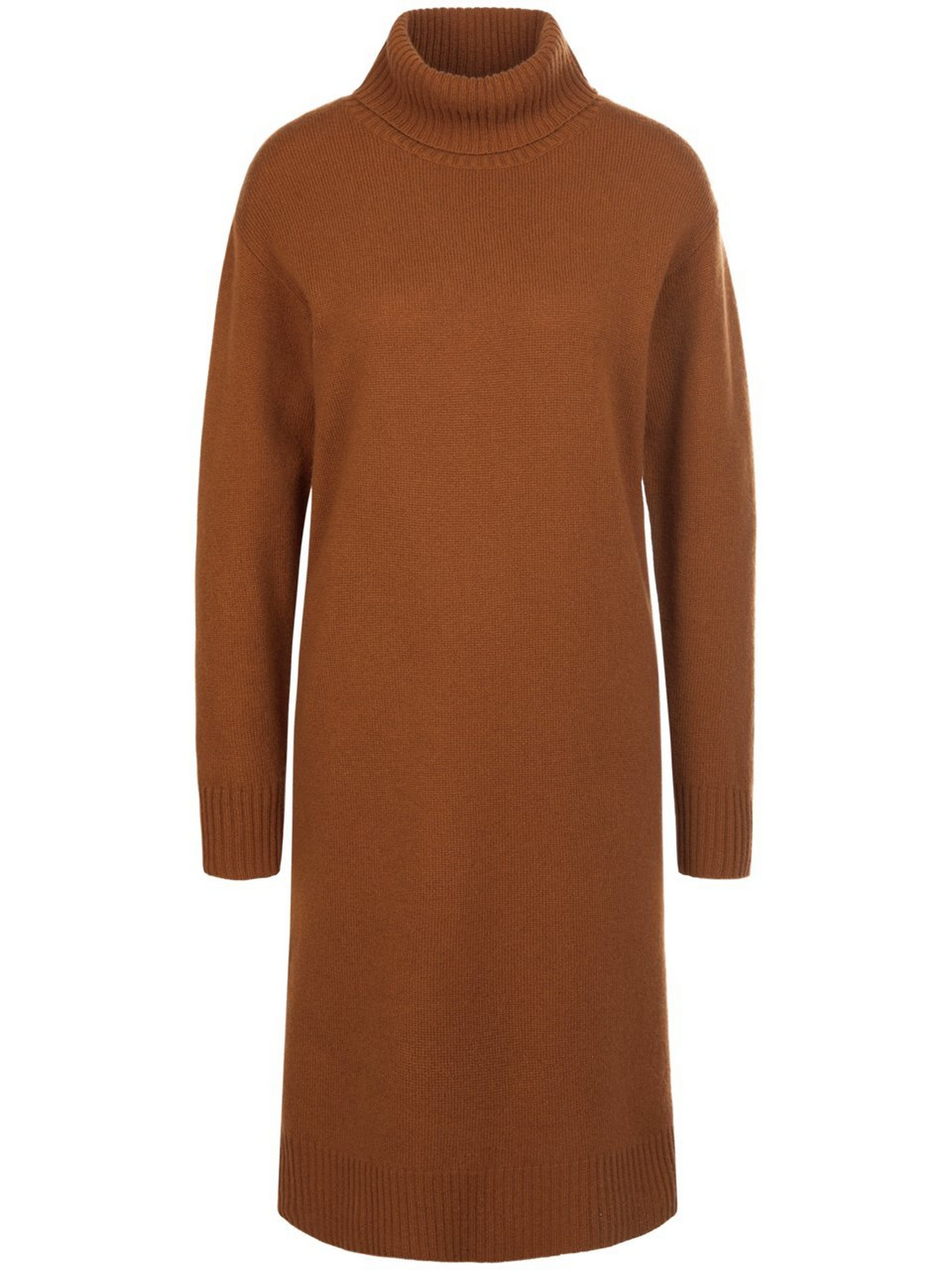 Rollkragen-Strickkleid