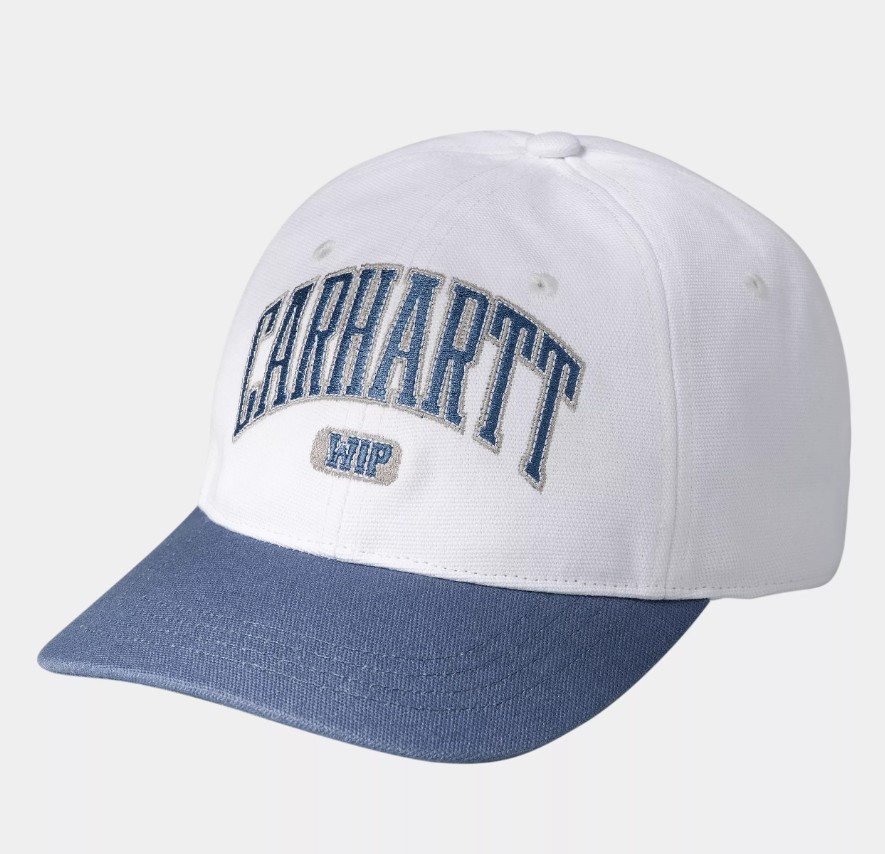Carhartt WIP Lecture Cap White / Blue Iris