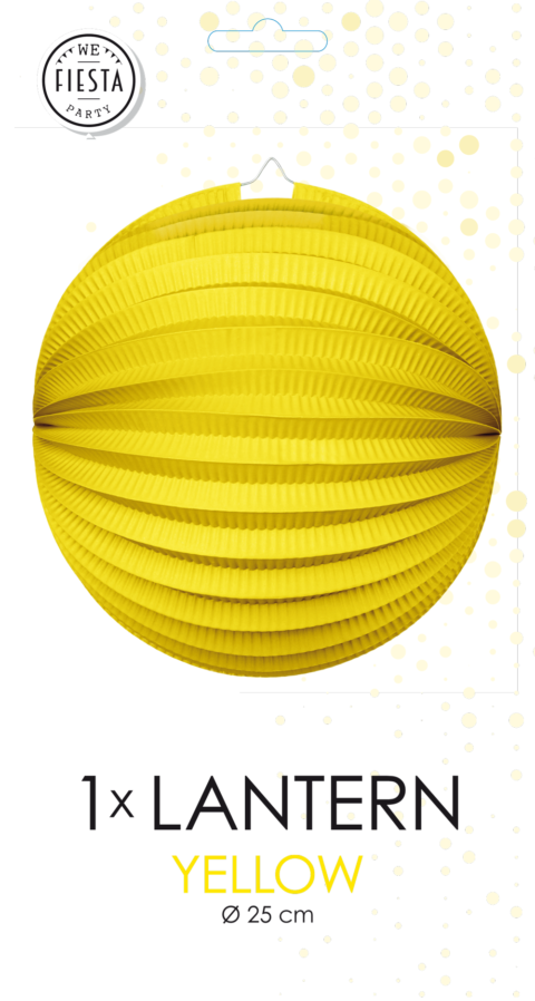 Gele Lampion 25cm