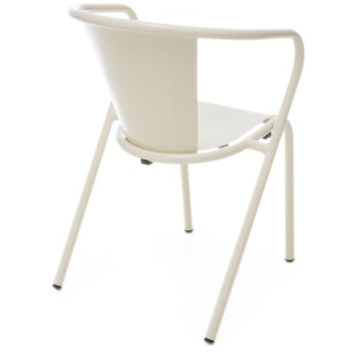 Stuhl Estoril, RAL 1013 Perlweiß