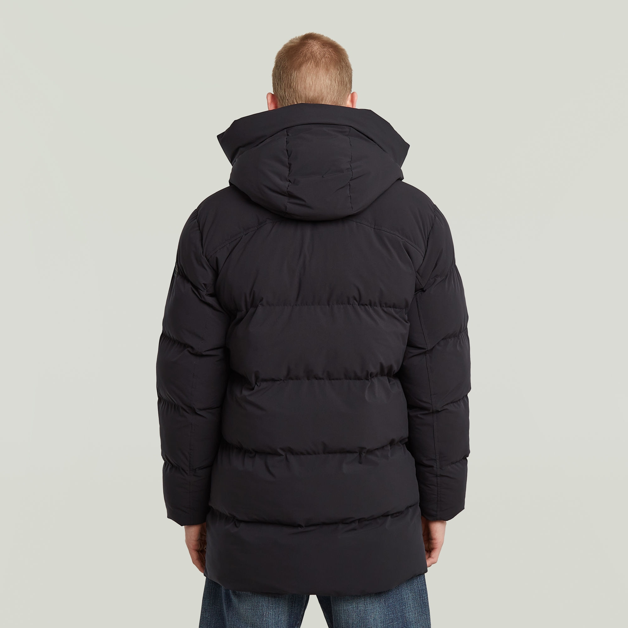 G-STAR Parka »G-Whistler Padded Hooded 2.0« mit Kapuze mit Stehkragen, abnehmbare Kapuze