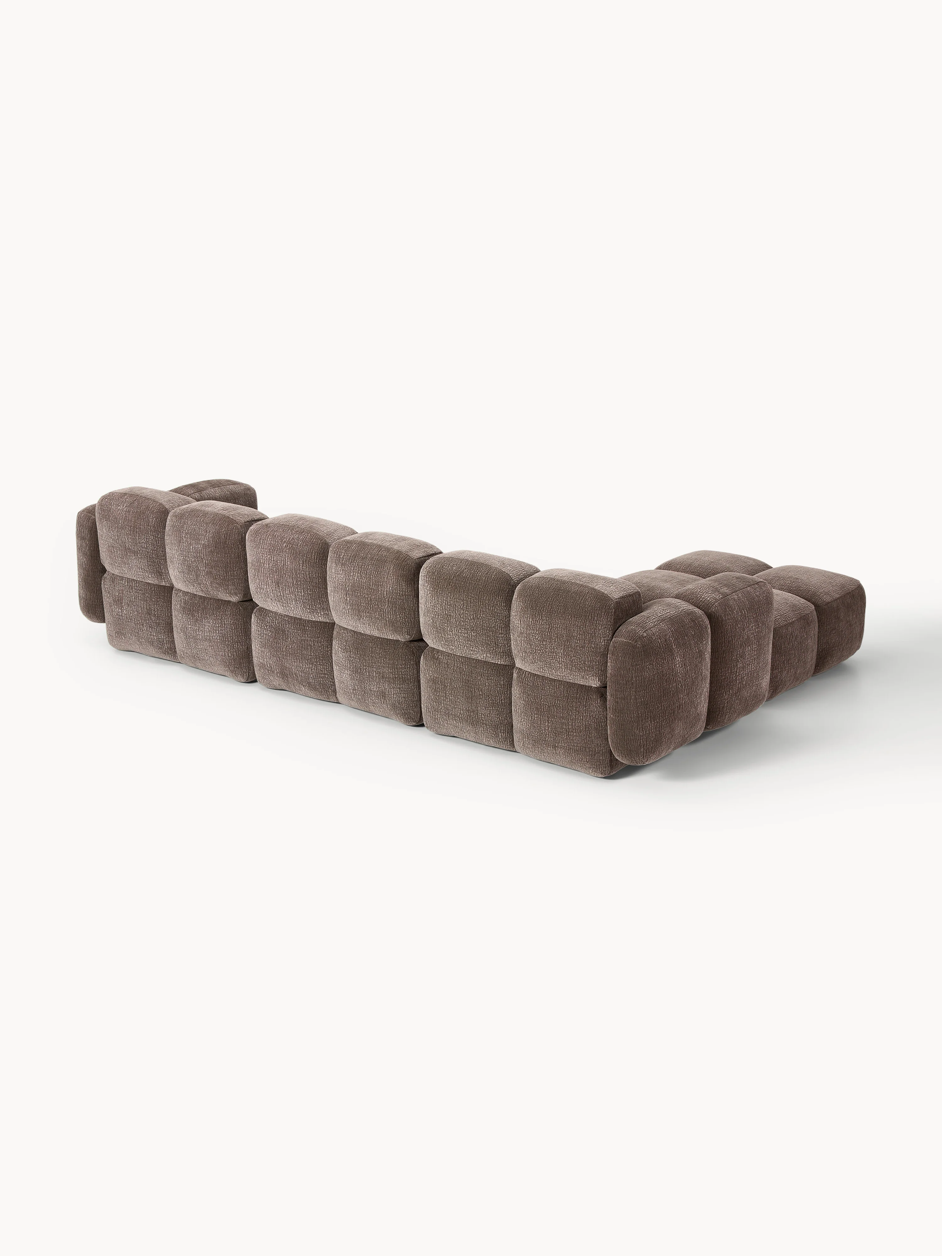 Modulaire bank Tayla (4-zits) met poef (links/rechts)