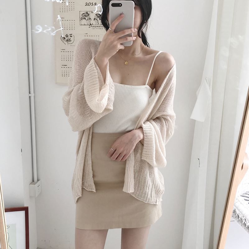 Girls Supply - Open-front licht vest / camisole top