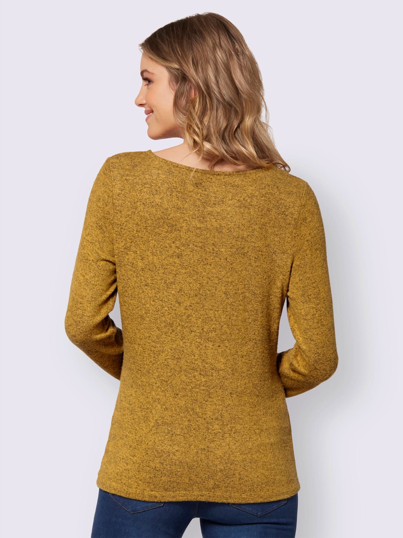 T-shirt à encolure ronde avec viscose