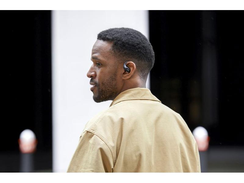 Shokz Wireless In-Ear-Kopfhörer OpenFit Schwarz Open-Ear Design für den ultimativen Komfort