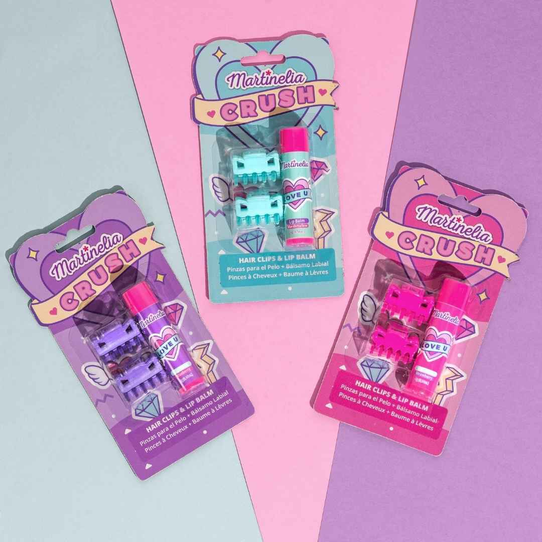 MARTINELIA Conjunto Molas para o cabelo e bálsamo labial - 1un