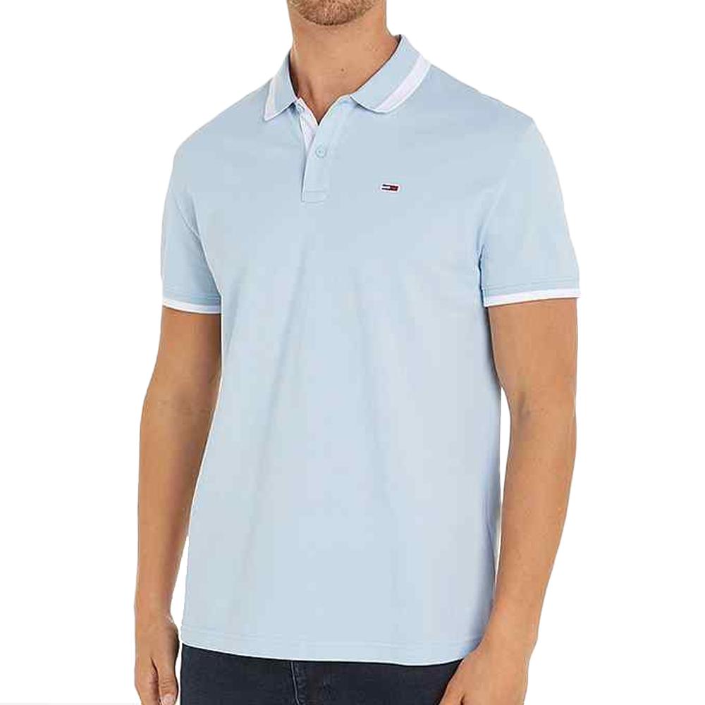 Tommy Hilfiger Polo Bleu Homme Tommy Hilfiger Solid