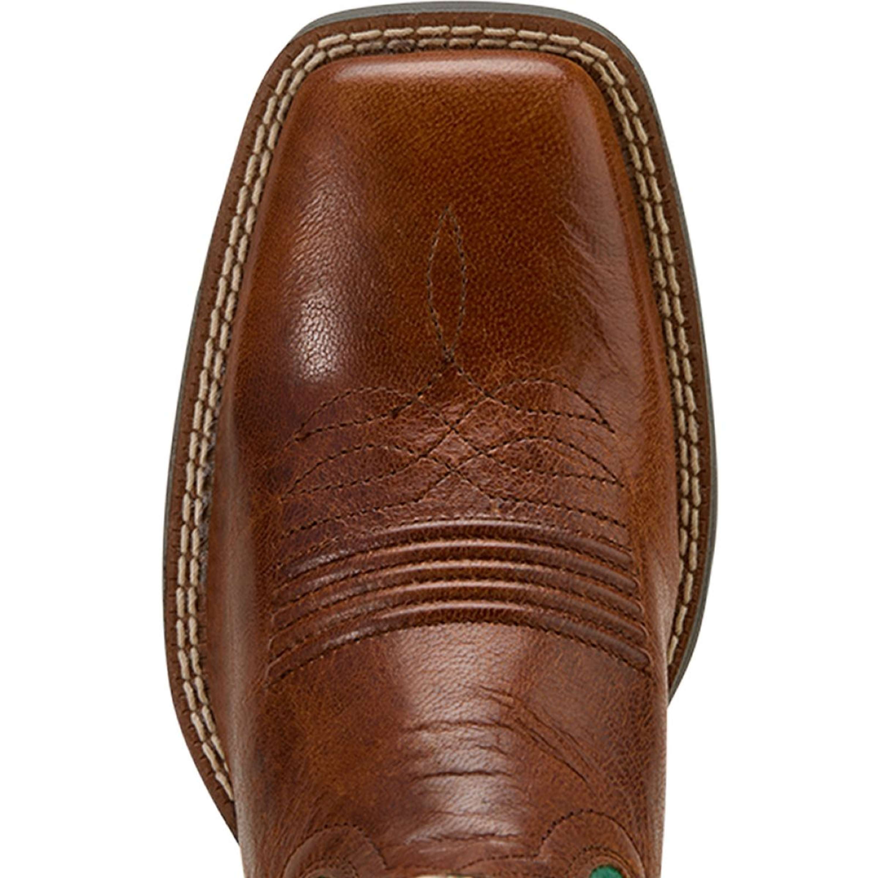 Ariat Westernlaarzen Round Up Stretchfit Dames Arizona Brown/Aged Jade