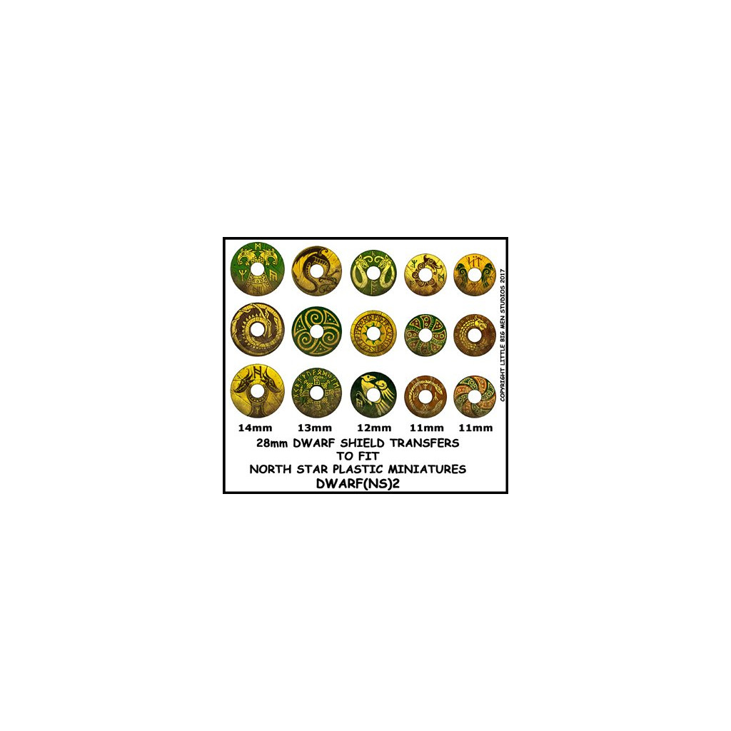 Oathmark: Dwarf Shield Transfers 2