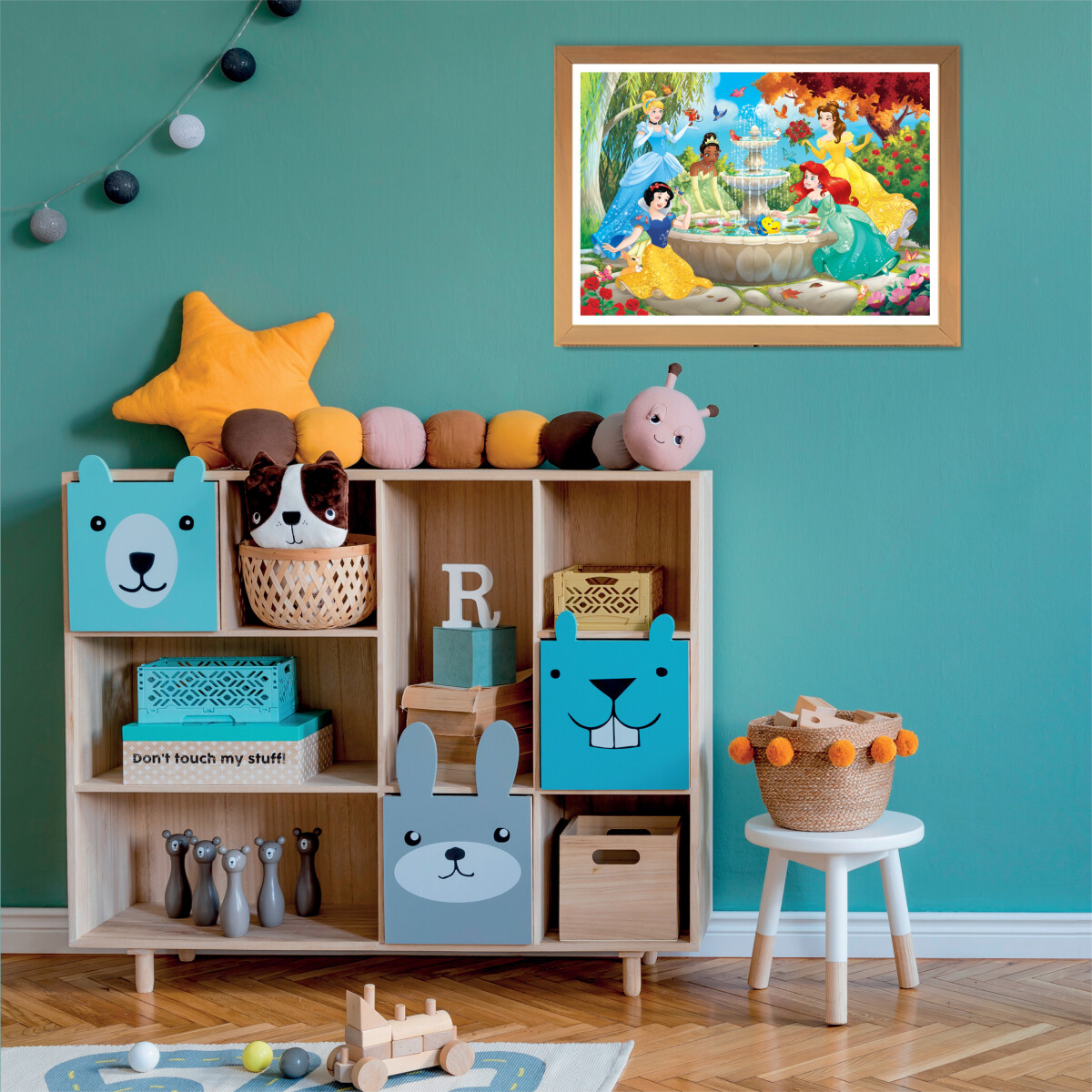 Disney Princess Puslespil - Super Color - Clementoni - 60 Brikker