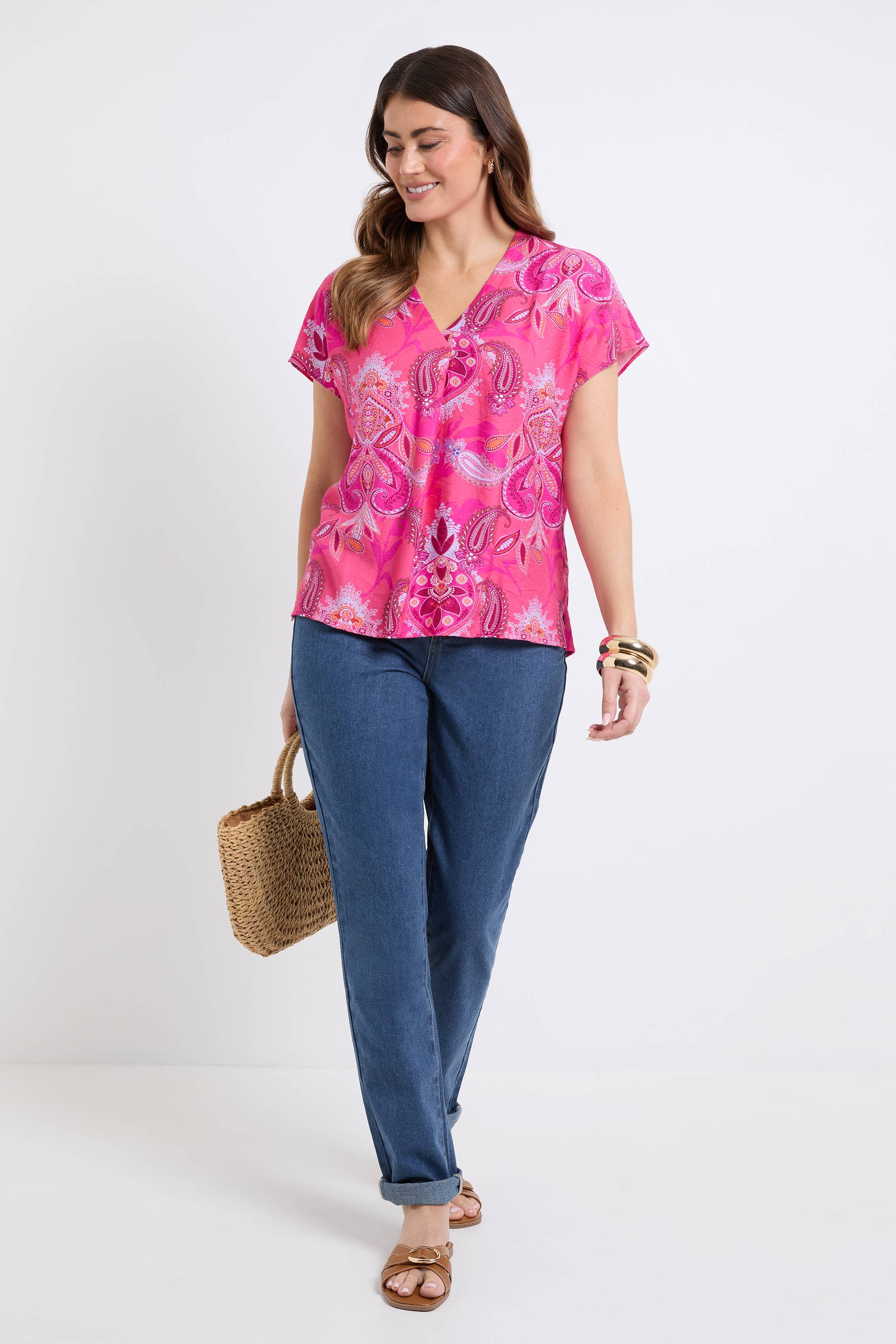 Wallis Chemise À Enfiler Motif Cachemire