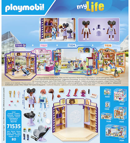 Playmobil My Life - Fris?rsalon - 71535 - 80 Dele