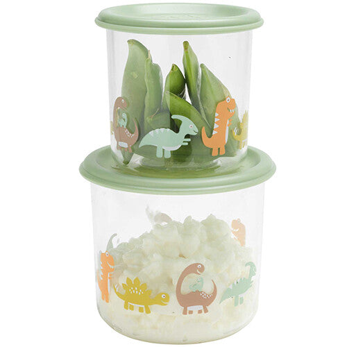 Sugarbooger snackdoosjes good lunch - baby dinosaur - large - 2st