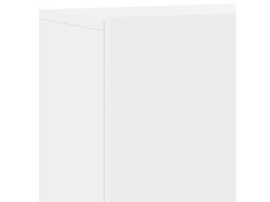 Meuble TV mural blanc 100x30x41 cm