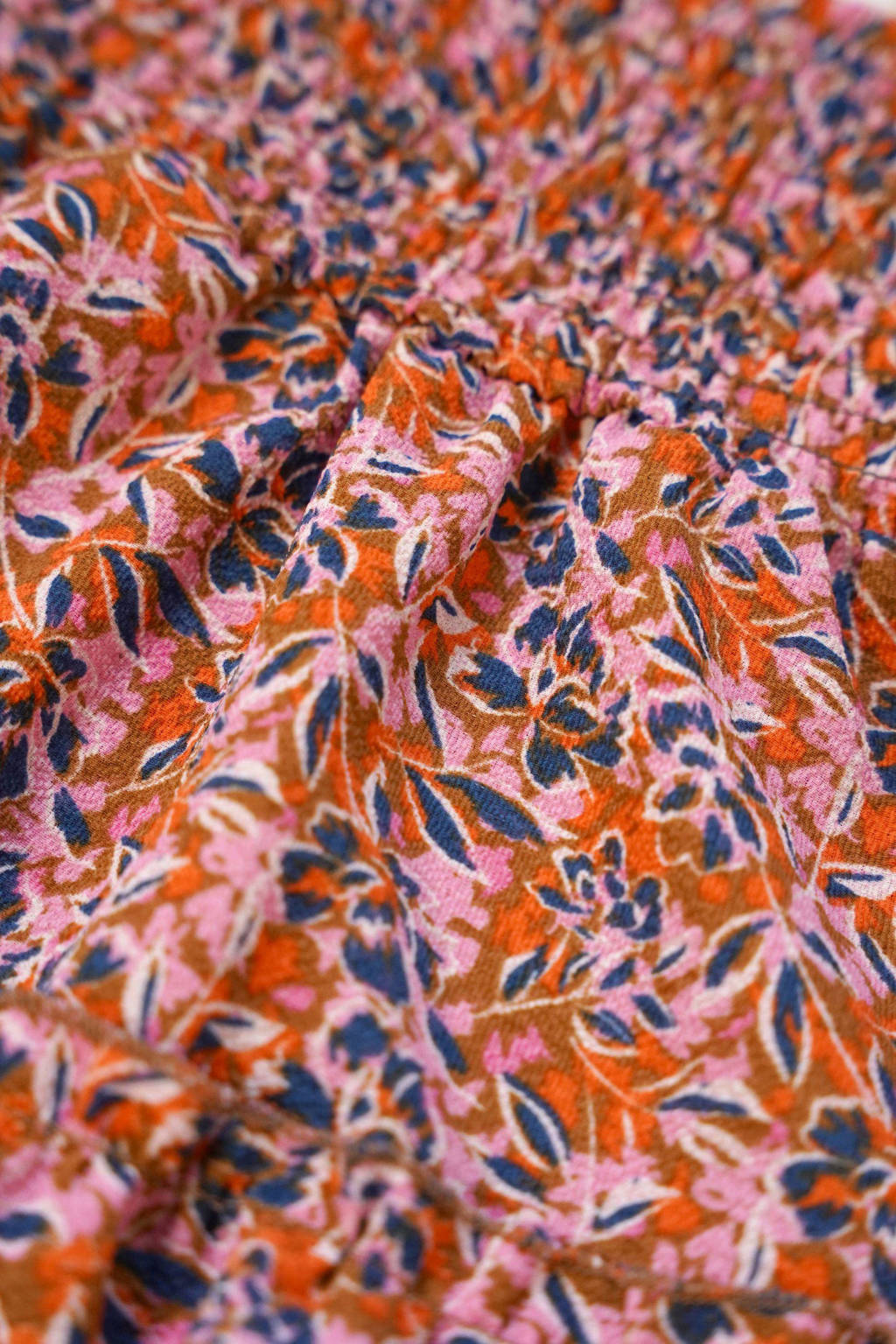B.Nosy gebloemde rok Sabine zachtroze/oranje