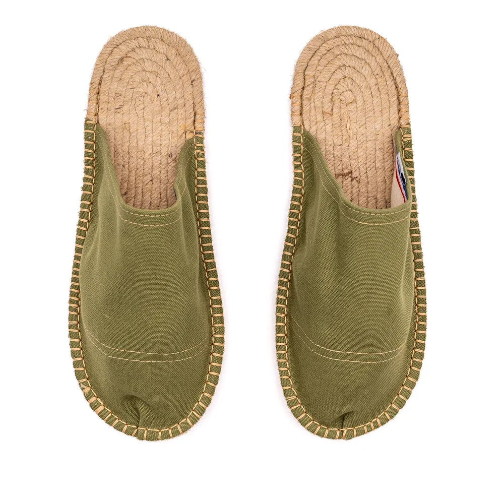 Mule Espadrille Vert Olive