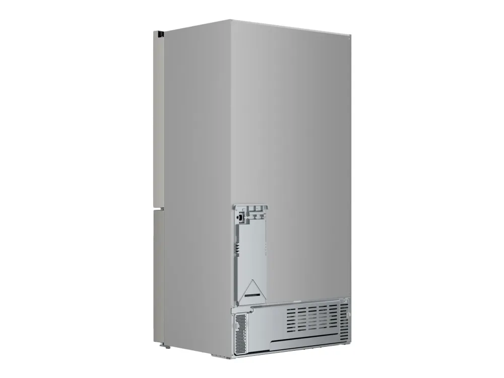 Bosch Serie | 6 KFN96APEA - Køleskab/fryser - bund-fryser - bredde: 91 cm - dybde: 73.1 cm - højde: 183 cm - 605 liter - Klasse E - metalsølv