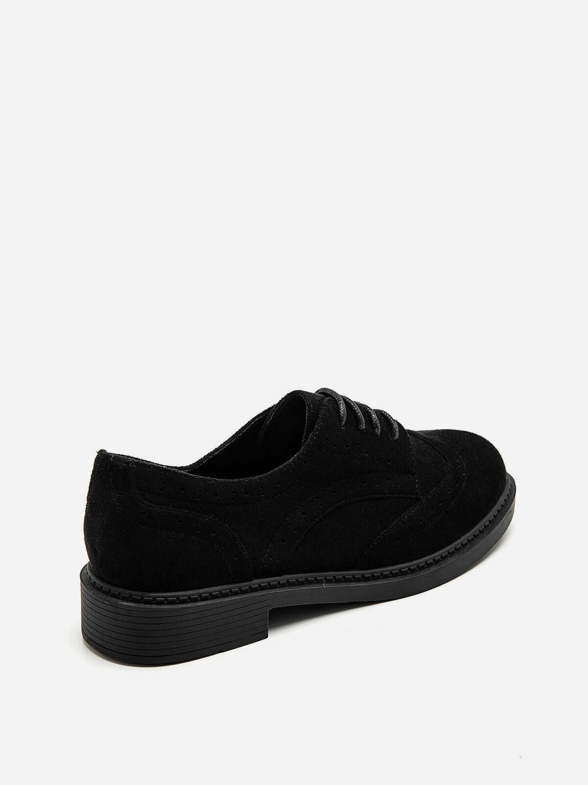 Derbies à détails ajourés- Noir