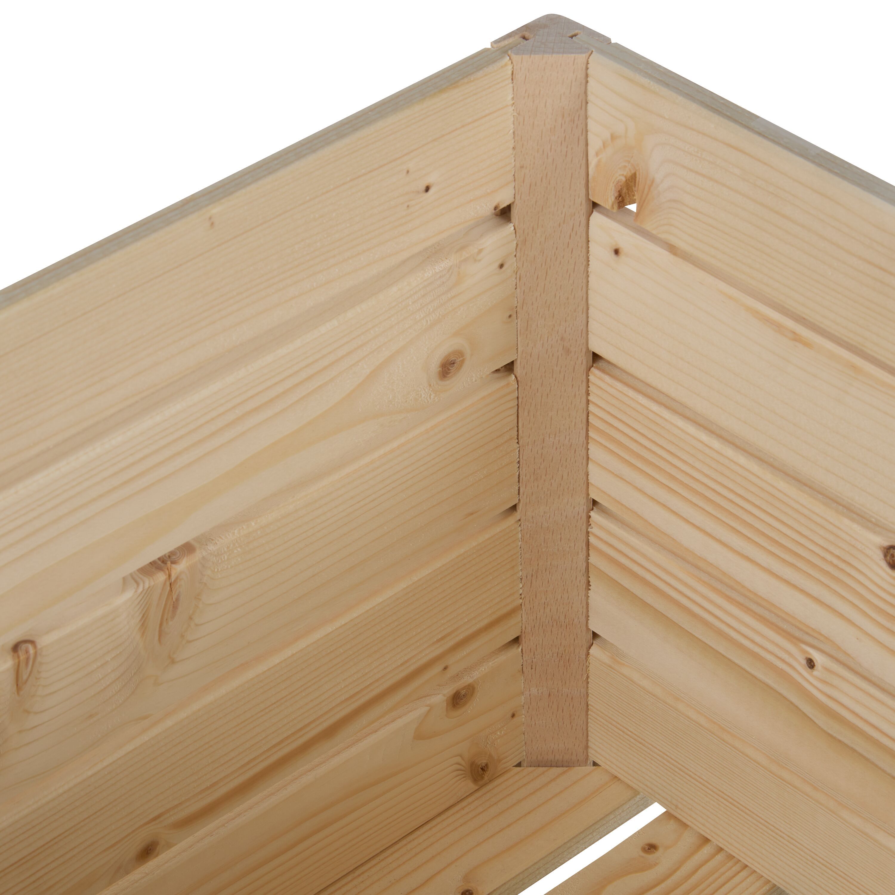 ZOLLHAUS Holzkiste - Natur / B: 40.0 cm x T: 30.0 cm x H: 24.0 cm