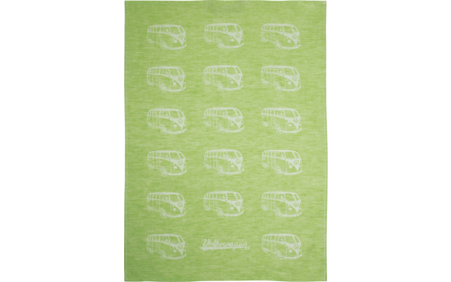 VW Collection T1 Bulli Geschirrtuch 2er Set Rot/Blau 70 x 50 cm