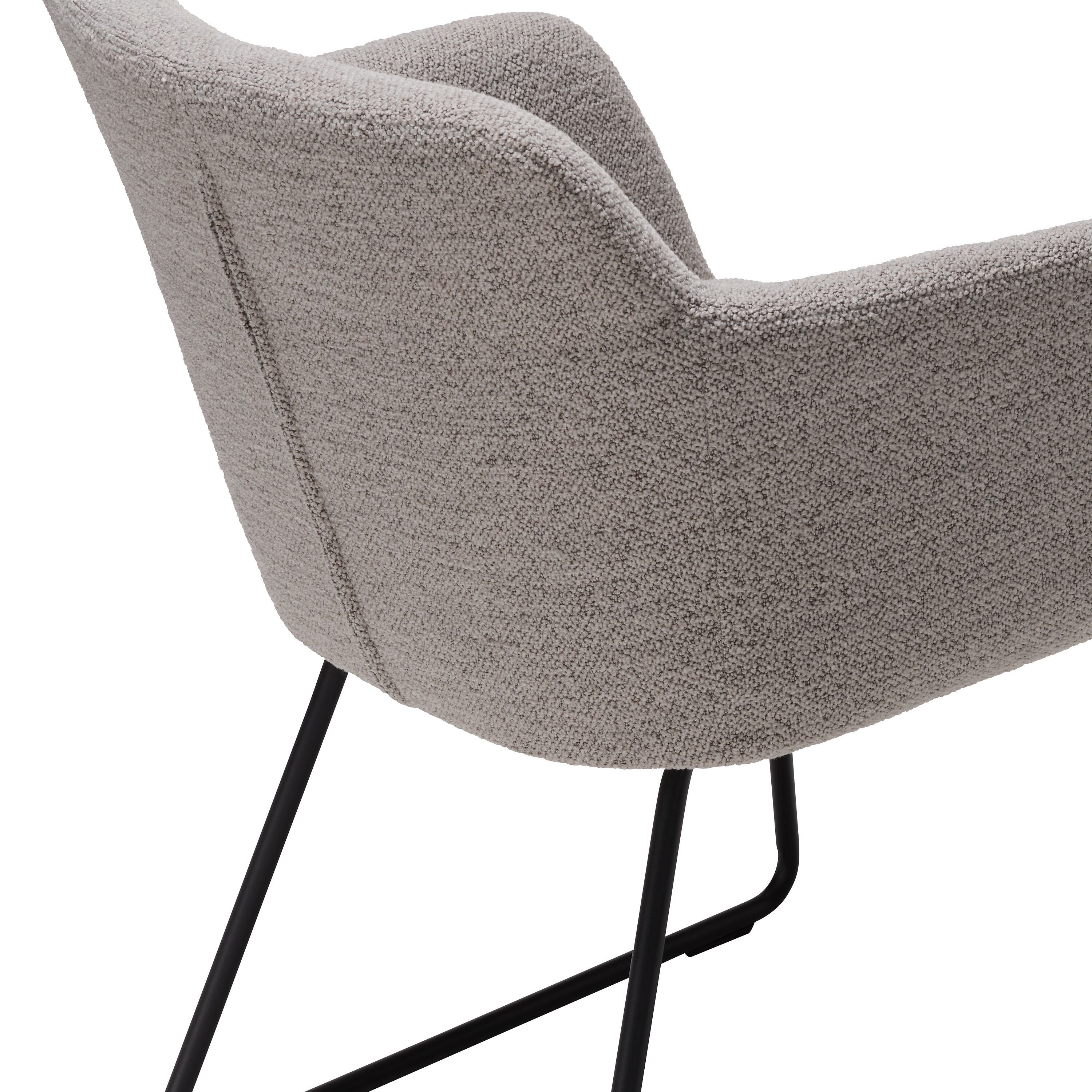 PECORA Stuhl - Taupe / B: 57.5 cm x T: 58.0 cm x H: 76.0 cm