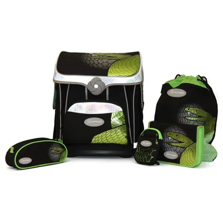 Sammies by Samsonite Premium Schulranzenset Green Mamba 5-teilig
