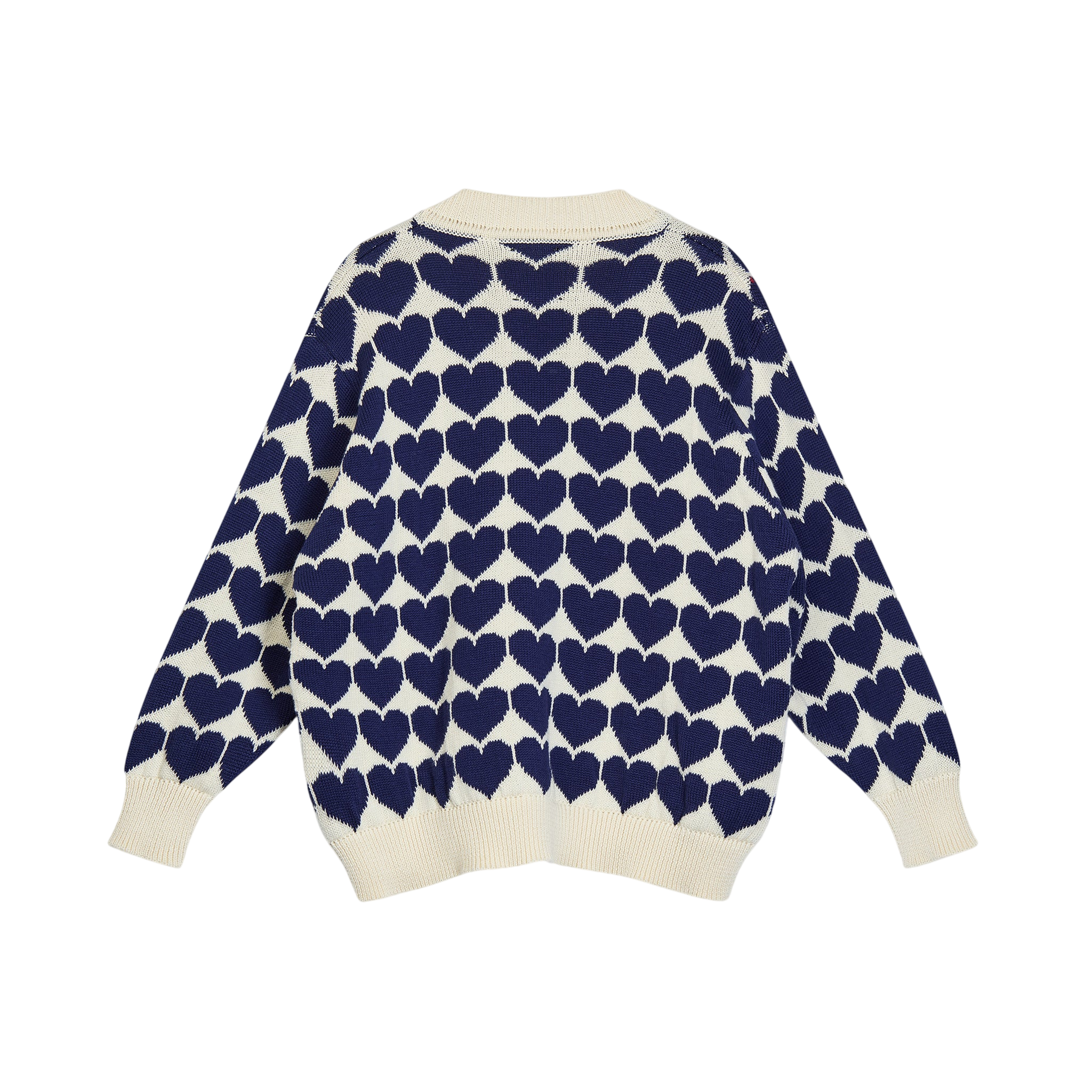Strickjacke The Lovers Navy Maxi Heart