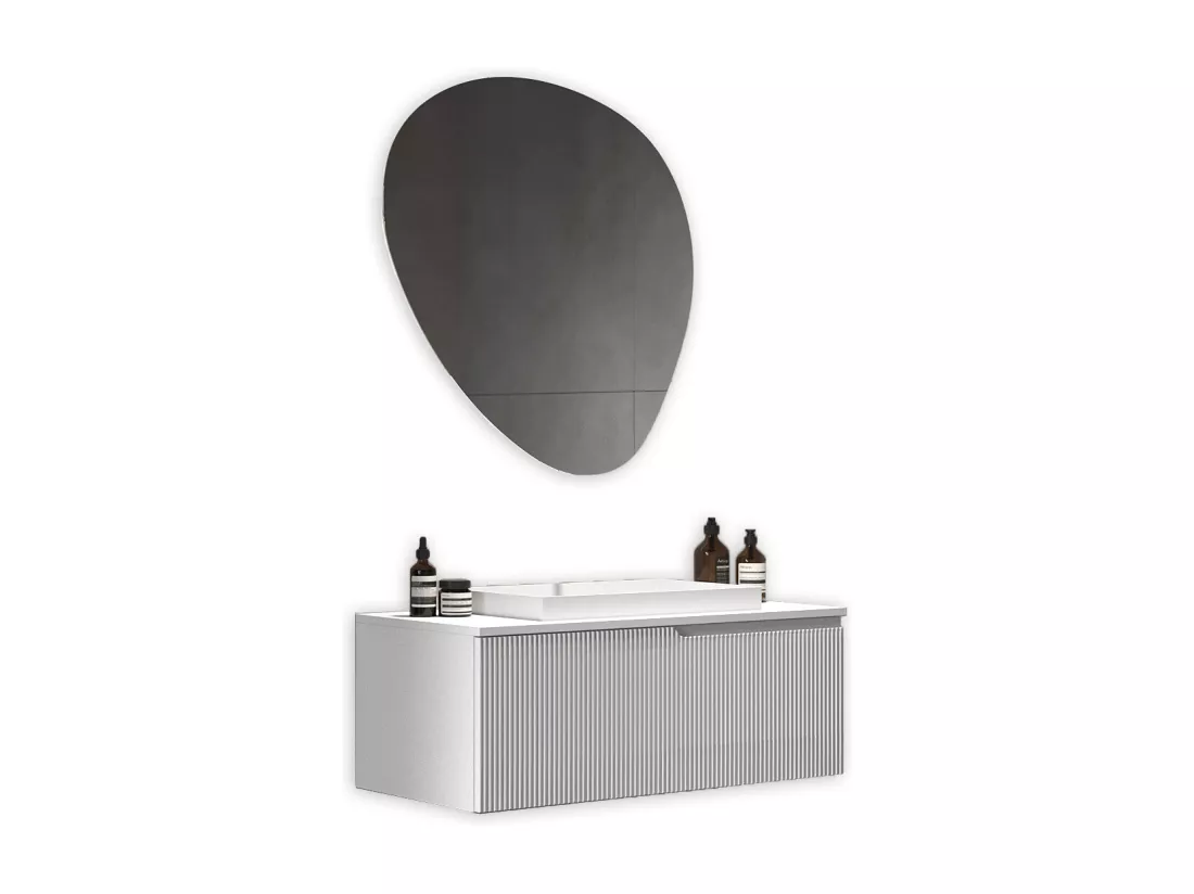 Composition 3 pieces VENERE blanc matt