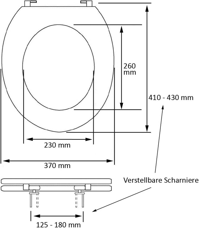 ADOB WC-Sitz »Bambus«