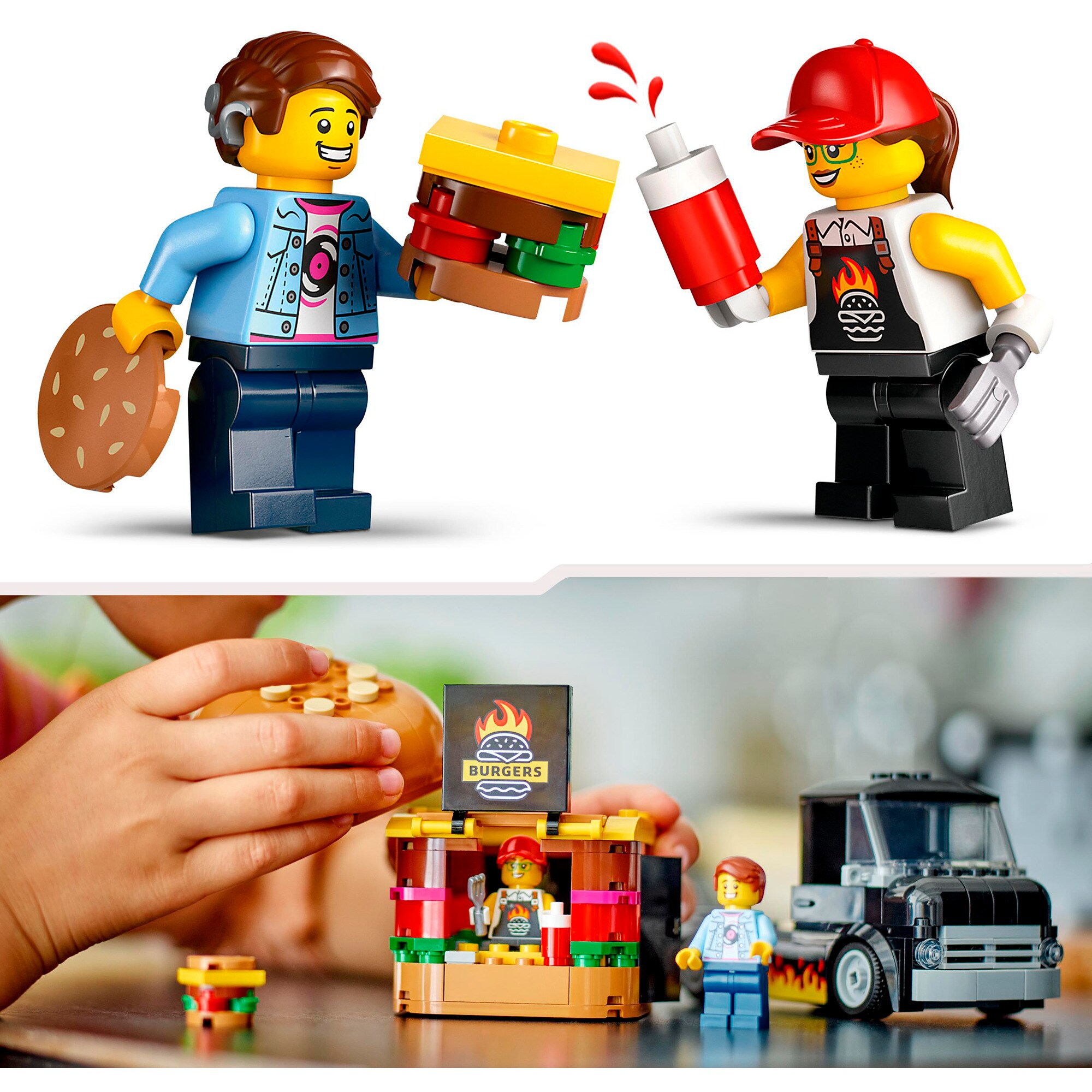 LEGO Konstruktionsspielzeug City Burger-Truck