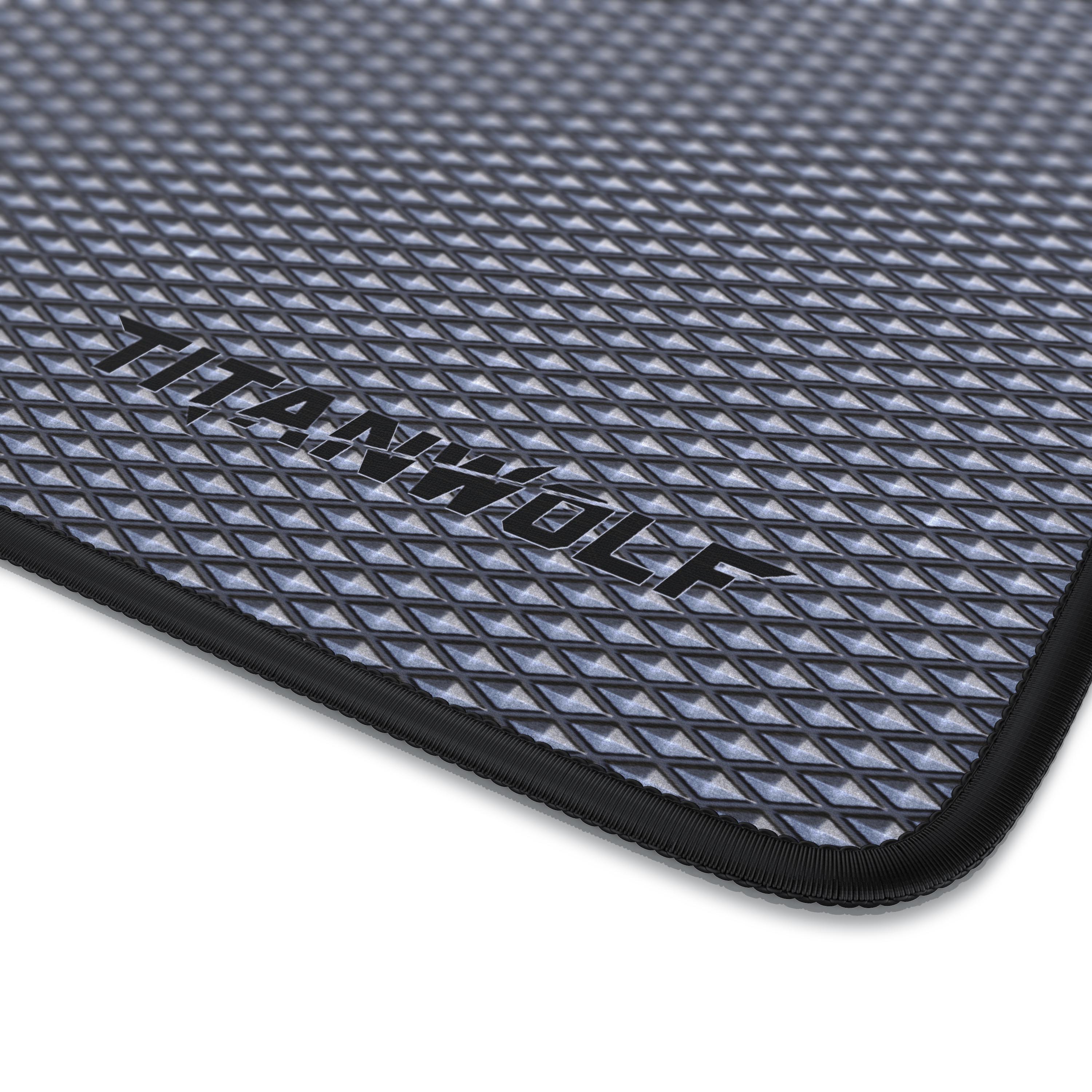 Titanwolf Gaming Mauspad XL, 440 x 350mm Mousepad mit Stoffoberfläche, Gummierte Rückseite, Diamantmotiv