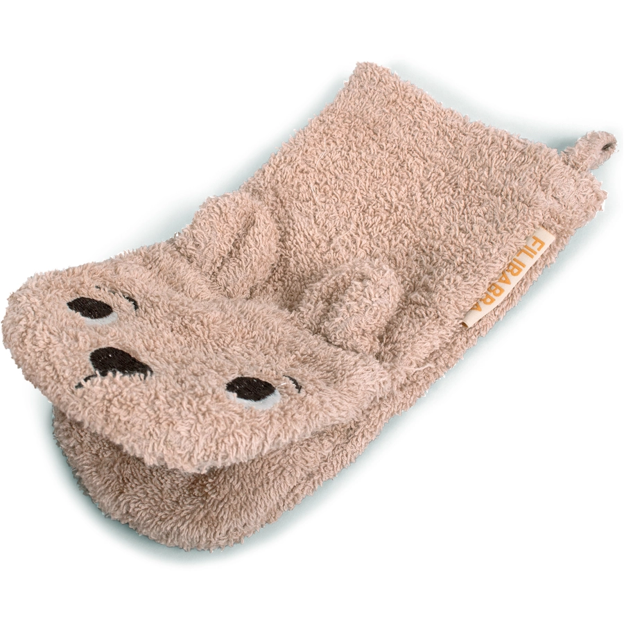 FILIBABBA Waschhandschuh Baby Bär