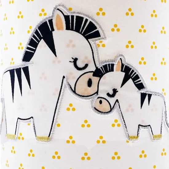 Pluche et Pompon luminaire   Blanc/Jaune        de               Sauthon Baby's Sweet Home