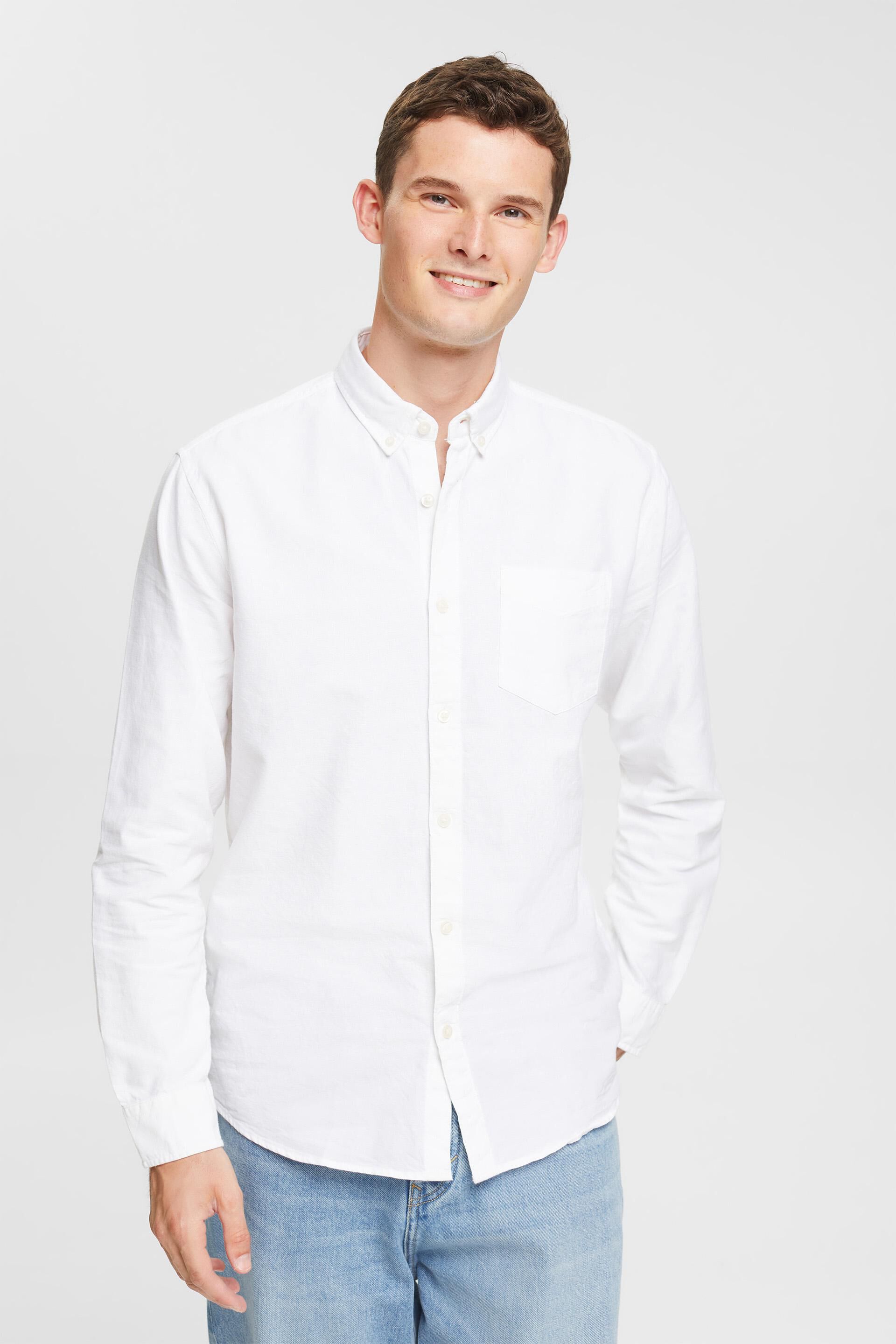Chemise à col boutonné