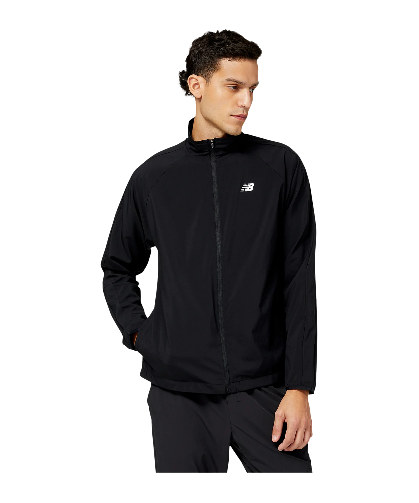 New Balance 5K Jacke Running Schwarz FBK