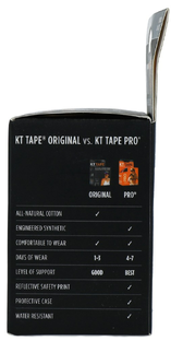 KT Tape Elastic Sports Tape Roll Zwart 1ST