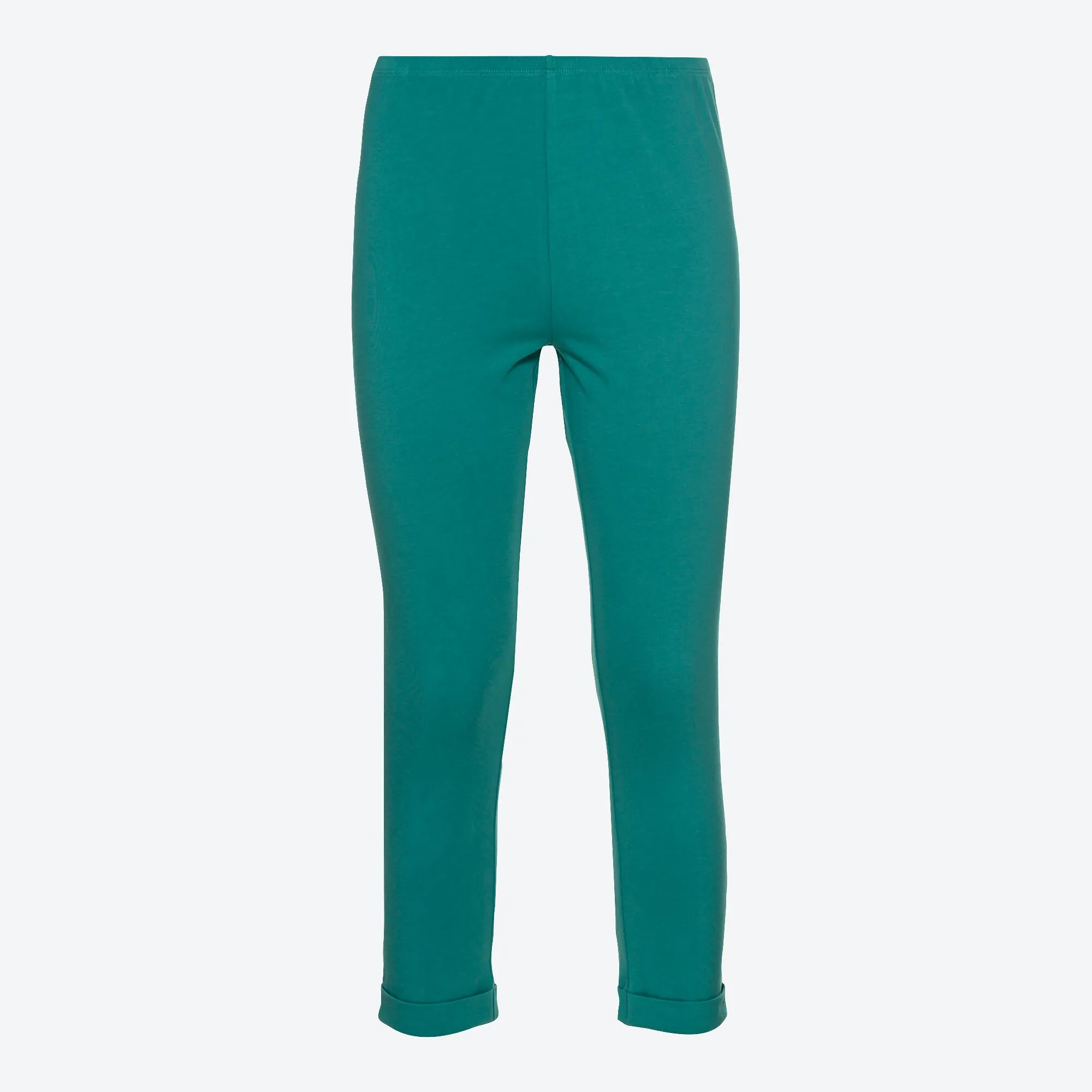 Damen-Caprihose mit Beinumschlag