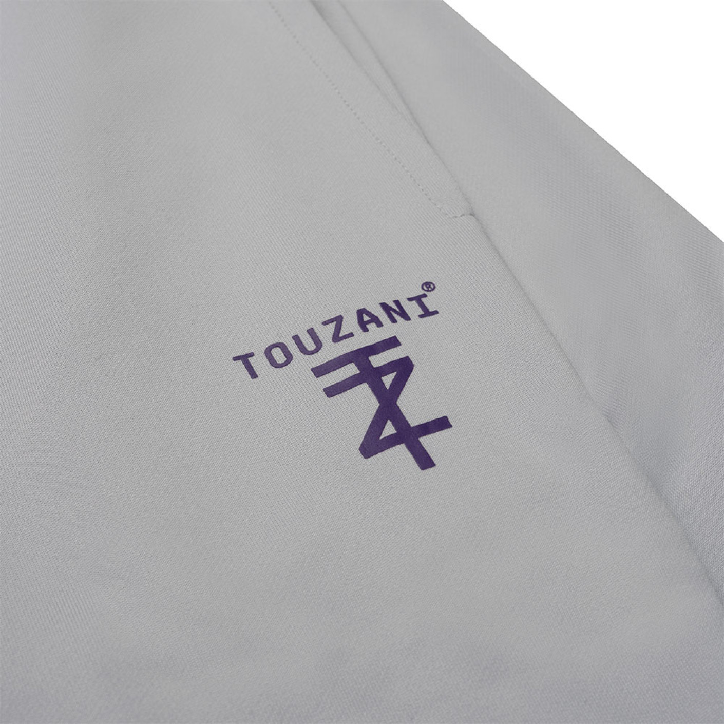 Touzani Platinum Trainingspak 1/4-Zip Kids Grijs Paars