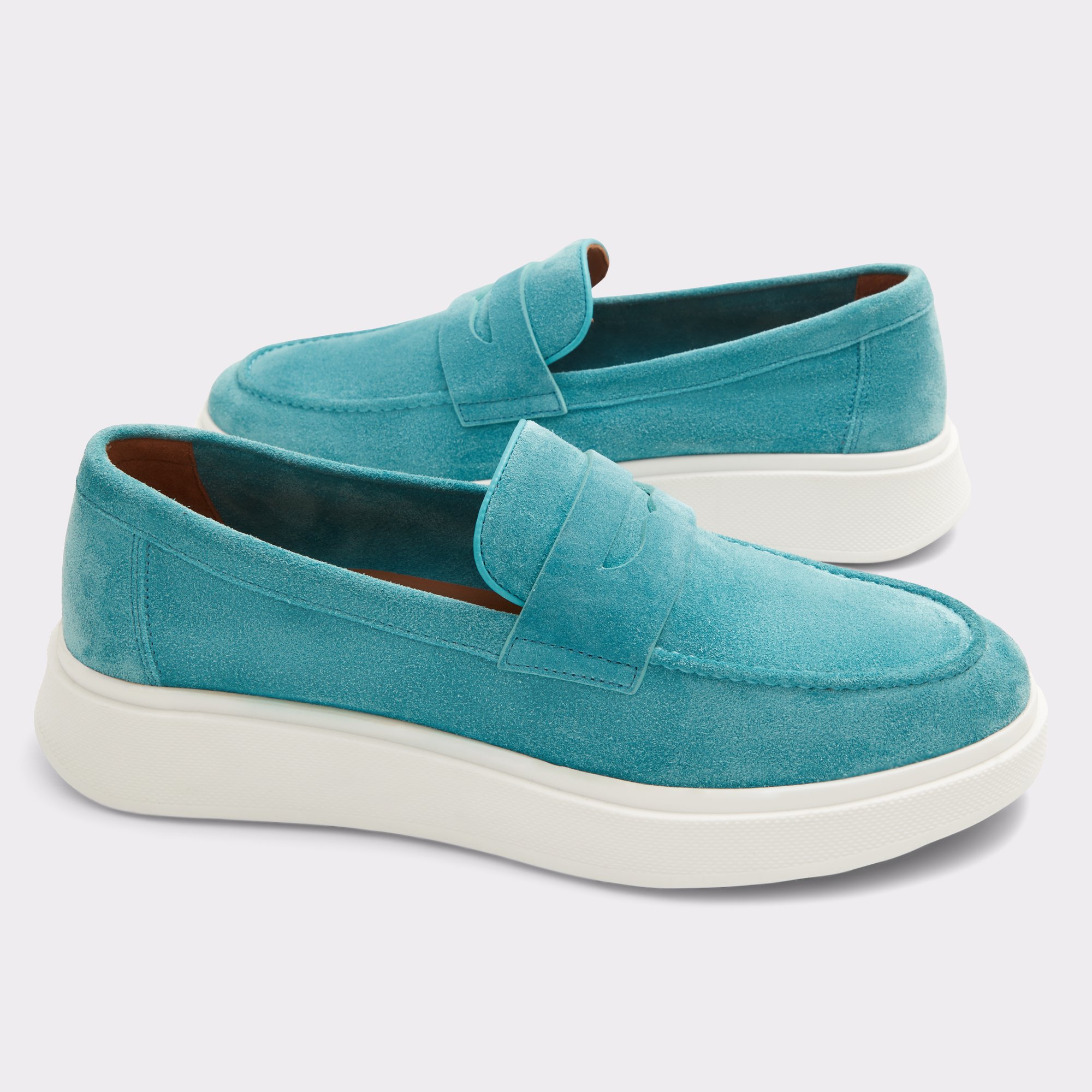 Zuma Turquoise Men Loafers & Slip-Ons