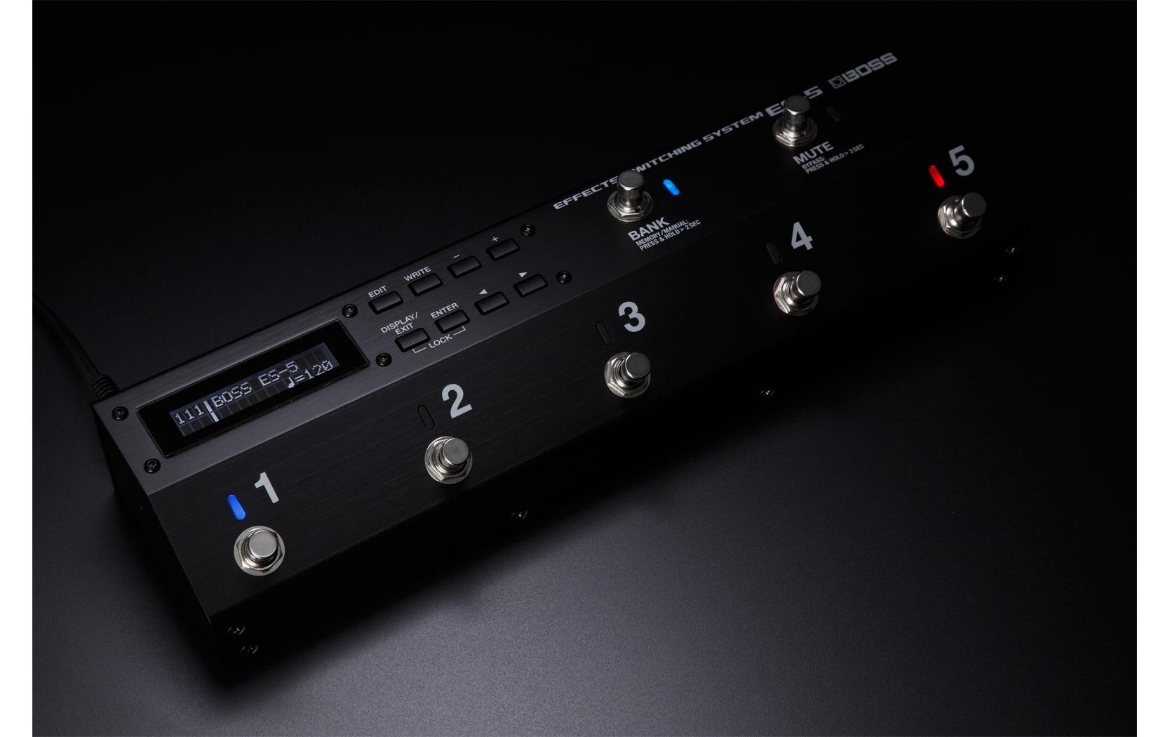 Effektgerät ES-5<br>5-fach Effekt-Loop-Switcher