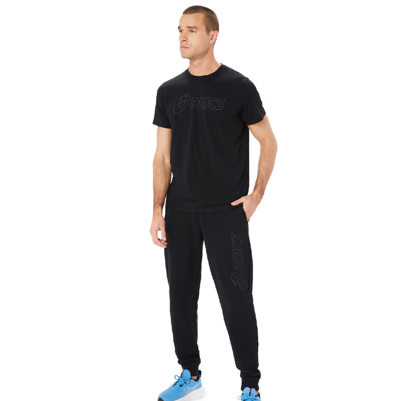 Pantalon de survêtement molleton Asics logo sweatpant noir
