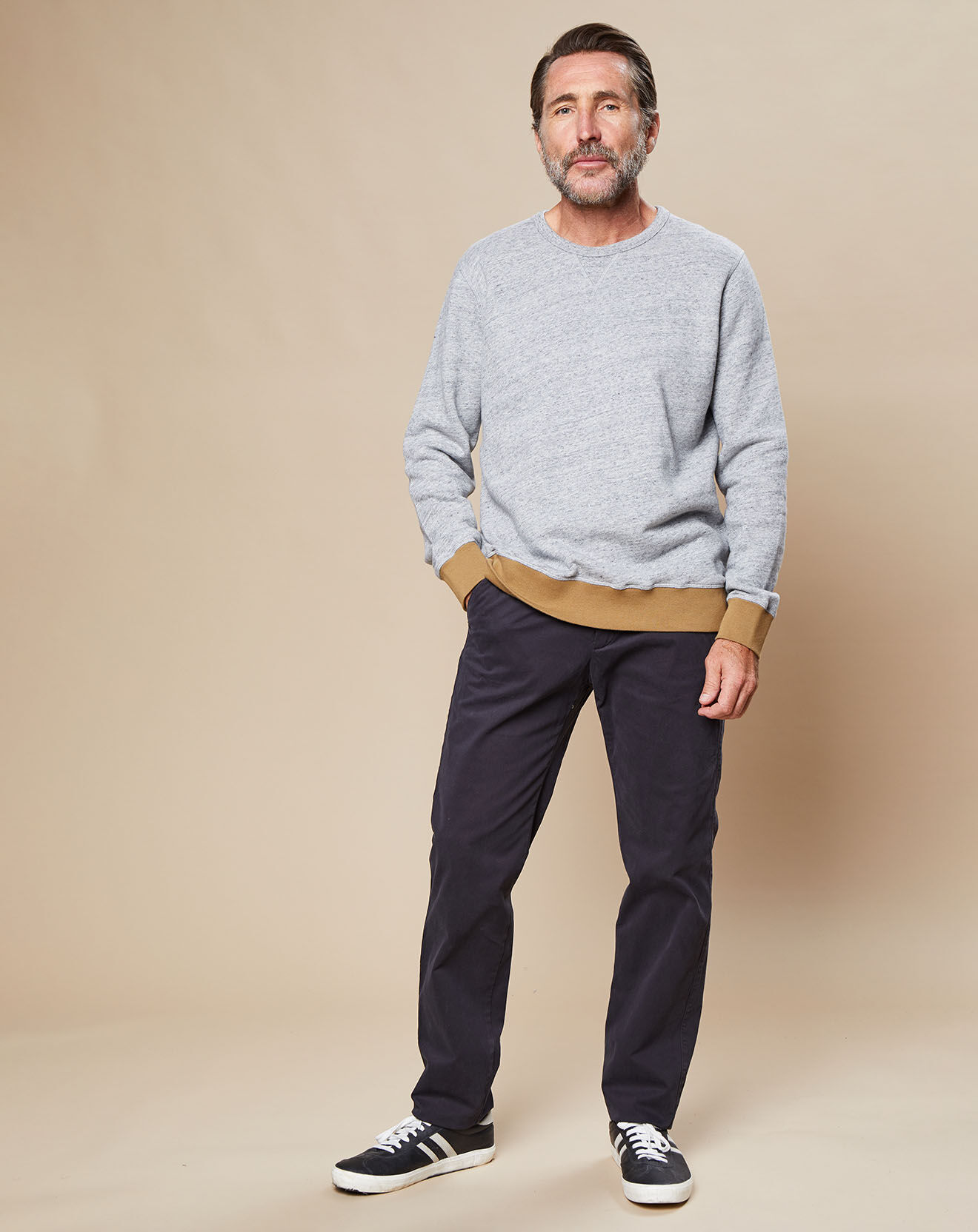 Hartford Pantalon chino Tobby charcoal