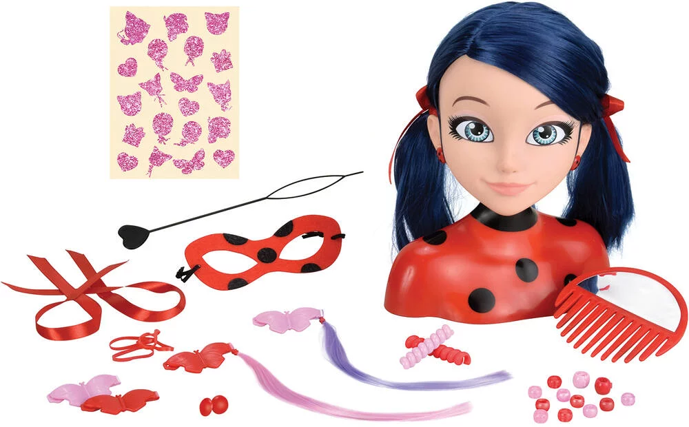 MIRACULOUS - TETE A COIFFER DELUXE LADYBUG