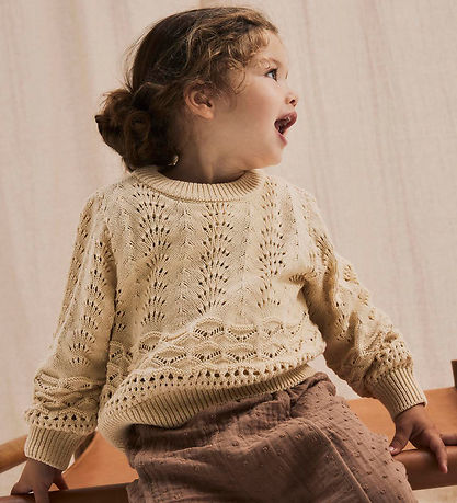 Lil Atelier Bluse - Strik - NmfLale - Blåached Sand