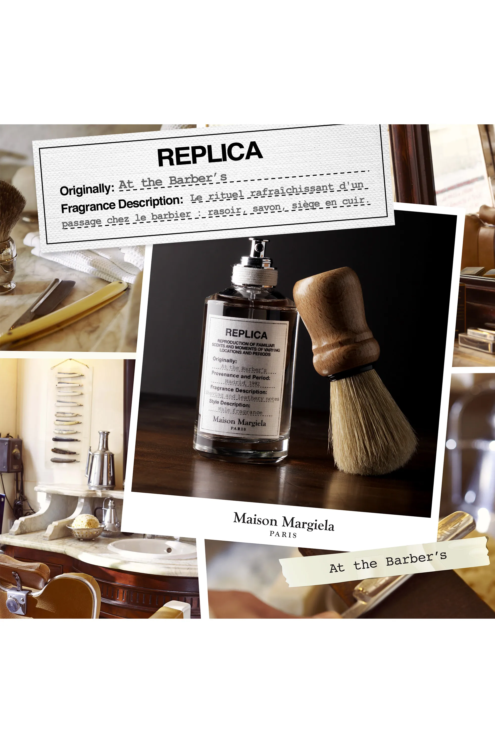 Maison Margiela REPLICA At the Barber’s Eau De Toilette Fougère aromatique-100 ml