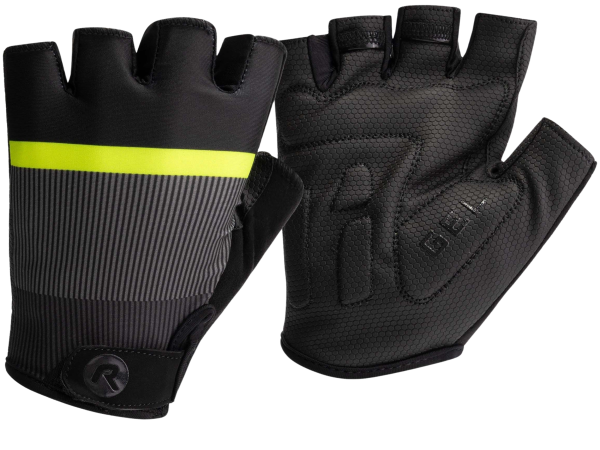 Rogelli Hero 2 Cykelhandsker, Black/Fluor